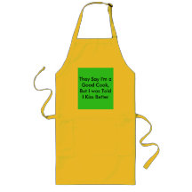 I Cook Good-But Kiss Better! Apron
