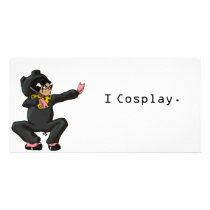 I Cosplay Personalized Photo Card