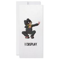 I Cosplay Personalized Rack Card