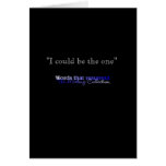 I could be the one cards