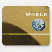 I create my world mouse mat style tan mouse pad