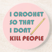 I Crochet, Beverage Coaster