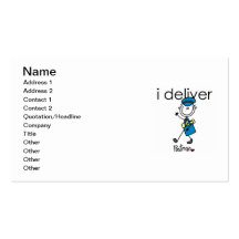 I Deliver Mail Carrier Business Card