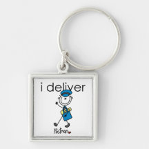 I Deliver Mail Carrier Key Chain