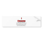 I Desire Red-Black 16 Desires bumper stickers