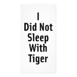 I Did Not Sleep With Tiger photo cards
