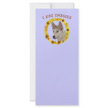 I Dig Daisies Ausky Dog rack cards