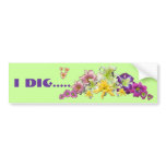 I DIG DAYLILIES bumper stickers