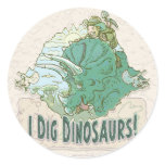 I Dig Dinosaurs for Dinosaur Hunters of all Ages stickers