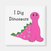 I Dig Dinosaurs Fridge Magnets