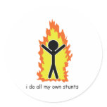 I do all my own stunts stickers