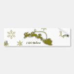 I DO Beleive Wine Label Bumper Sticker