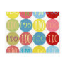 I DO COLORED DOTS POSTCARD