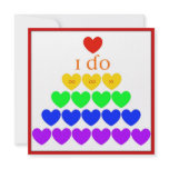 I Do Hearts invitations