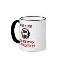 I Do My Own Experiments Retro Grunge Mugs
