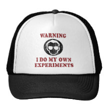 I Do My Own Experiments Retro Grunge Trucker Hat
