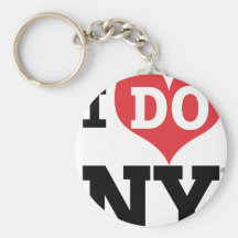 I DO NY heart Key Chain