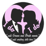 I DO Silhouette Couple Reminder
