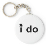 I Do (Top Hat) keychains