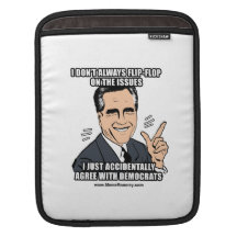 I DON'T ALWAYS FLIP-FLOP ON THE ISSUES iPad SLEEVES
