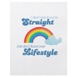 I DON'T CARE IF YOU'RE STRAIGHT flyers