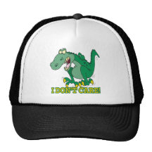 i dont care t-rex temper tantrum trucker hats