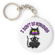 "I Don't Do Mornings" Cat Gifts