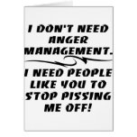 I Don't Need Anger Management cards