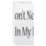 I Don't Need Oil In My Life Custom Rack Card