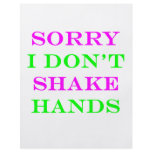 I Don't Shake Hands 2 flyers