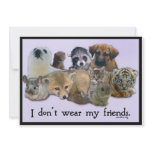 I Don't Wear my Friends invitations