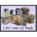 I Don't Wear My Friends photo sculptures