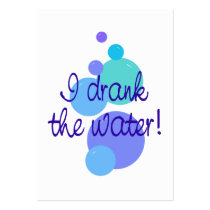 I Drank the Water Mini Announcement Cards