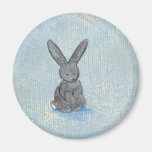 I Dream of Rabbits fun unique modern art painting Magnets