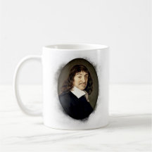 I drink, therefore I am. Mug