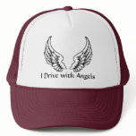 I Drive with Angels Trucker Style Cap hats