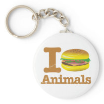 I Eat Animals keychains
