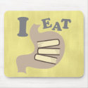 I EAT BOOKS mousepads