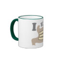 I EAT BOOKS mugs