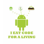 I Eat Code For A Living (Developer) t-shirts