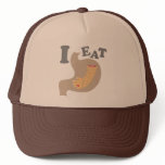 I EAT MEAT TRUCKER HAT