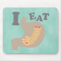 I EAT MEAT mousepads