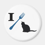 I Eat Pussy Cats Refrigerator Magnet