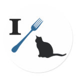 I Eat Pussy Cats stickers