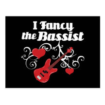 I Fancy The Bassist Post Card
