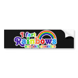 I Fart Rainbows and Shit Sunshine Grobe bumper stickers