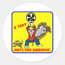 I Fart What's Your Superpower Sticker