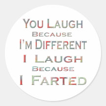 I Farted Sticker