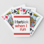 I FARTlek when I Run - Funny FARTlek Card Deck