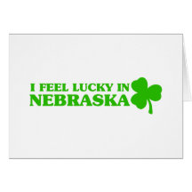 I feel lucky in Nebraska Cards